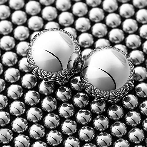 1200Pcs 3/8'' Slingshot Ammo Ball 9mm Precision Steel Bearing Balls Scout Slingshot Ball for Hunting