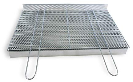 BitWa askkastare grillgaller 4 mm + kastrull 100 x 60 cm i en uppsättning grillkamin