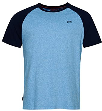Superdry Herren Essential Baseball-T-Shirt aus Bio-Baumwolle mit Logo
