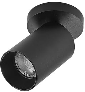 Ceiling Light 'Brinja' dimmable (Modern) in Black Made of Aluminium for e.g. Hallway (1 Light Source, GU10) from Arcchio | floodlight, Spotlight