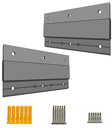 2 pulgadas 8 pares de colgadores para marcos de fotos, tacos franceses, soportes ocultos, estantes de pared para colgar cuadros y cuadros (6 – 2)