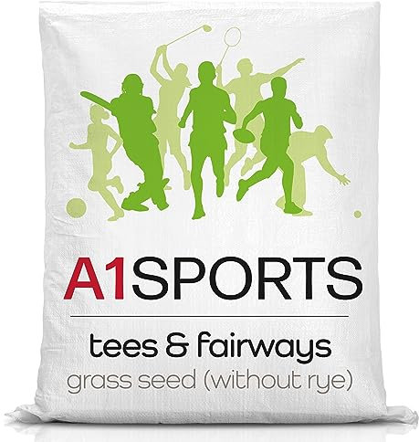 A1 Lawn, Rye-Free Fine Fescue Grass Seed - Luxury Ornamental Lawn & Sports Turf, Close Mowing, DEFRA Certified, 10kg
