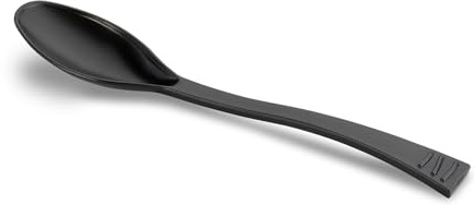 ALPHAFORM, Sachet de 40 Cuillères, Réemployables, Noires, Lavables