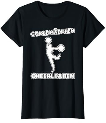 Cheerleading Cheerleader Damen Pompom Cheerleaden Mädchen T-Shirt