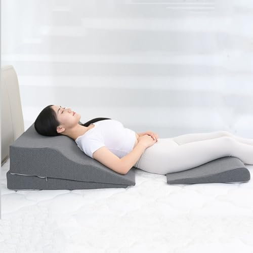 keilkissen bett keilkissen bett kopfteil 3pcs Wedge Pillow for After Shoulder Surgery, 30 degree incline Anti-Reflux pillows for Sleeping Snoring Gerd Back Pain Bed Sores Heartburn, Bed Wedges & Body