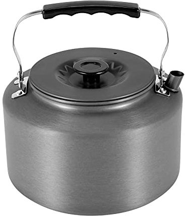 Yheonver Camping Kessel 2.0L ÖFfnen Lagerfeuer Kaffee Tee Schnell Heizung Draussen AusrüStung perfekt für Kochendes Wasser Ultraleicht Tragbar