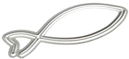 SUCHUANGUANG Metall-Stanzschablone mit Fisch-Motiv, für Scrapbooking, Alben, Stempel, Papierkarten, Prägung