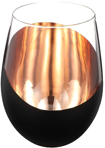 FUNOMOCYA Bicchiere Da Vino Senza Gambe Grande Tazza Di Vetro Trasparente Bicchieri Da Vino Per Casa Ufficio Festa Bianco Cocktail