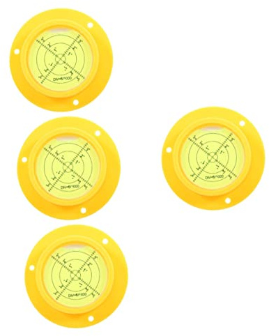 Artibetter 4piezas Burbuja Portátil Con Base Para Medición Precisa Herramienta De Nivelación Para Autocaravanas Muebles y Equipos De Fotografía