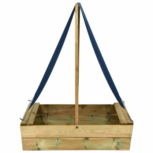 Tidyard Bac à Sable avec Toit 80x60x97,5 cm Bois de pin imprégné Style A
