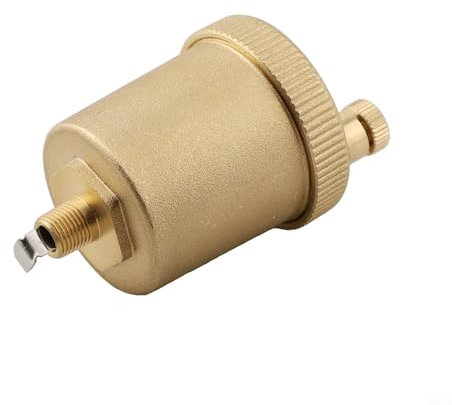 Honseadek Automatisches Entlüftungsventil, 1/8 Zoll, für Hydronische Heizsysteme, Heizkörper, Messing, maximaler Druck 150 PSI Temperatur 240 Fahrenheit