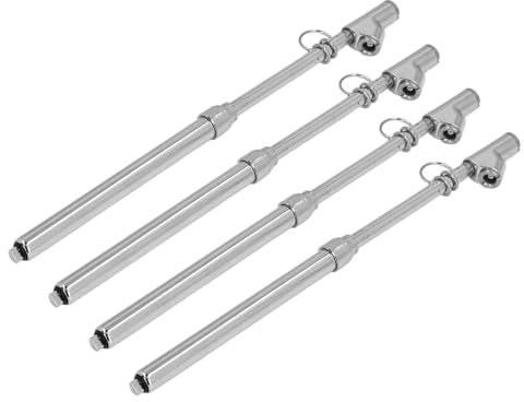 Zoeyilan Reifendruckmesser, Hochleistungsluftdruckmesser, 4pcs Edelstahl mechanische Reifendruck -Messwerkzeug für Auto, LKW, Wohnmobil, ATV, Motorrad und Fahrrad