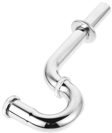 Garneck Sifón De Acero Inoxidable para Fregadero De Cocina Diseño Forma para Cocina Baño Lavabo Uso