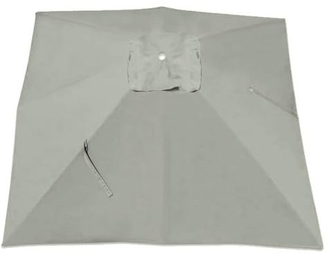VLKLPZAHAK Telo Ricambio 3x4m Per Ombrellone Da Giardino Copertura Di Ricambio Ombrellone A Sbalzo Quadrato, Tela Di Ricambio Per Ombrellone Da Tavolo Mercato All'aperto(Light grey,2.5x2.5m (8.2x8.2ft