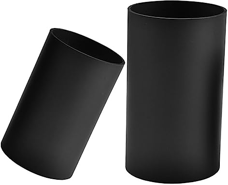 CHICAMPERA Organizador para Utensilios de Cocina Paquete de 2 Piezas Negro Diseño Elegante de Gran Capacidad Soporte para Cubiertos y Almacenamiento Ordenado en Cocina