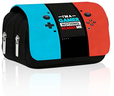 Lvjkes Gamepad Federmäppchen, Klappdeckel federmappe mit Reißverschluss - B