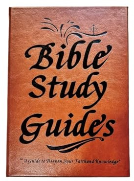 SDJTC 66-page Bible study guide with a PU leather cover, featuring daily scripture excerpts for prayer, reflection, and deepening of faith and knowledge