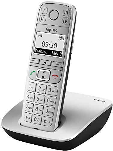 Gigaset E500 Dect-Großtasten-Schnurlostelefon, titanium