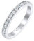 Elli Ring Damen Band Memoire mit Kristallen in 925 Sterling Silber