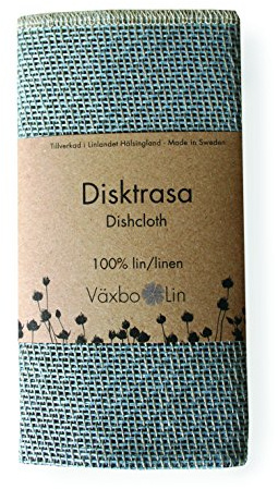 Växbo Lin Spültuch in 100% Leinen. Farbe Hellblau. Grösse 33x33 cm