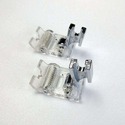 2 Sets Roller Presser Foot Low Shank for Singer Featherweight 221,222,221K
