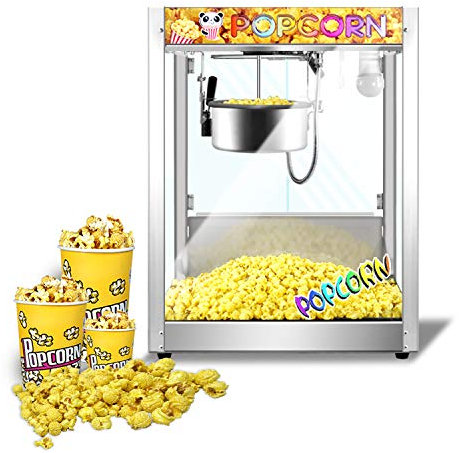 Kolice Máquina profesional comercial de palomitas de maíz de 8 onzas, palomitas de maíz, fabricante eléctrico de palomitas de maíz, máquina automática de palomitas de maíz