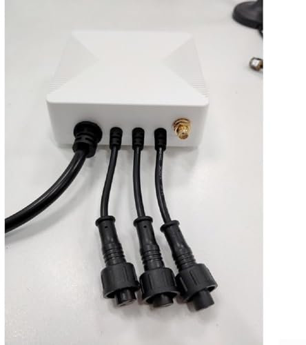 per Tuya per Smart Life - Misuratore di energia intelligente WiFi a 3 fasi, WiFi, con guida DIN 80A, misurazione precisa del voltmetro, amperometro, bianco (wifi)