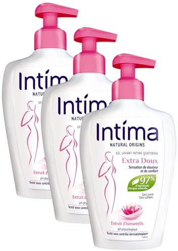 Intima Gel Intime Natural Origins - Extra-Doux - 200 ml (Lot de 3)