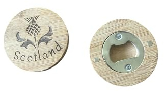 Scotland Bottle Opener – Wooden Fridge Magnet