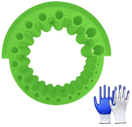 Afilador de brocas multiusos de 20 agujeros con guantes para mejoras, ideal para carpintería y equipos de taller de metal