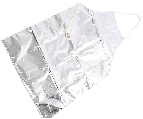 Delantal Resistente Al Calor, Delantal de Trabajo Resistente a Alta Temperatura 1000 ℃ Probación de Salpicaduras de Aluminio Fácil de Usar sin Olor para Mejorar