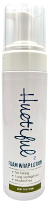 Huetiful Foam Wrap Lotion, Creates Soft Wraps, Hair Mousse for Curly Hair, Defines Curls, Anti Frizz, 7 Fl Oz