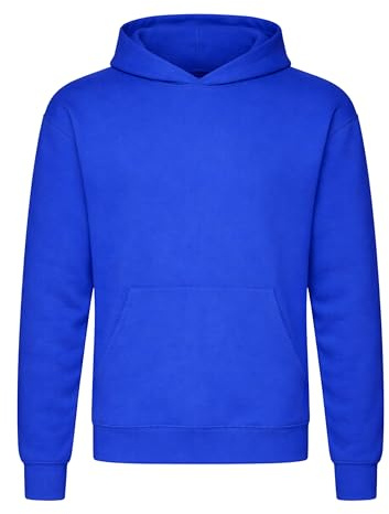 Settantallora Felpa Bambino con Cappuccio Tinta Unita - Hoodie Invernale Bimbo in Cotone Felpato Morbido, Regular Fit - Ideale per Scuola, Sport e Tempo Libero
