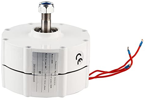 Alternador trifásico Generador de imanes permanentes Generador de turbina de energía eólica de alta eficiencia para uso industrial 400W 500W 600W 24V 48V 600rpm (600W48V)