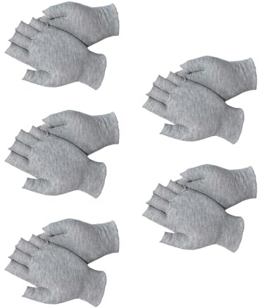 Hangsu Schweißabsorbierende fingerlose Baumwollhandschuhe sorgen für trockene Hände bei intensiven Aktivitäten wie Fitness-Workouts und Radfahren, saugfähige Handschuhe
