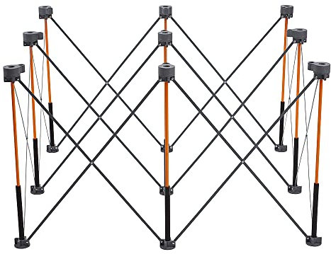 Bora Centipede 76,2 cm werkbank klappbar-Set – Keine Montage Klapptisch 1,587 kg Gewichtsbegrenzung – 1,2 x 1,2 m Mobile Arbeitsstation mit Aufbewahrungstasche