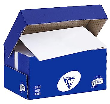 Enveloppe Clairalfa 110x220/DL, 90 g/m², coloris blanc - boîte de 250
