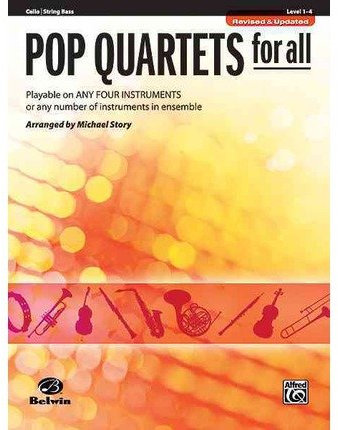 Pop Quartets for All: Cello/Bass (Instrumental Ensembles for All) (Paperback) - Common