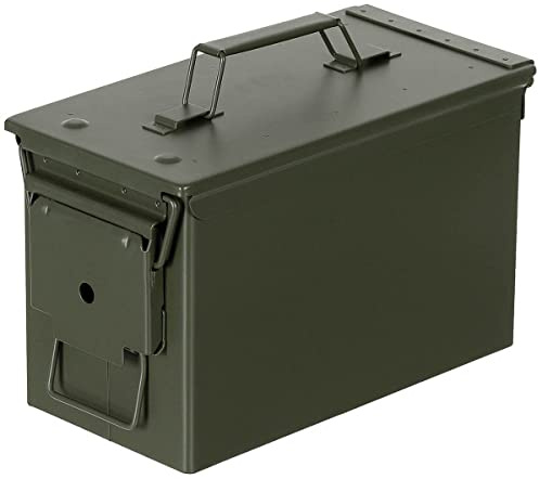 Boîte de munitions US, Cal. 50 mm, M2A1, Métal, Noir