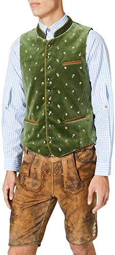 Stockerpoint Weste Calzado-Gilet in stile tradizionale Uomo, Grün (moosgrün), 56 (Talla produttore: 56)