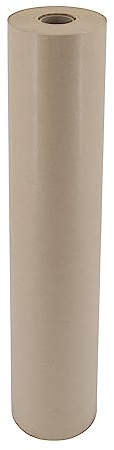 IMBALLAGGI 2000 - Carta da Pacchi Kraft Liscia, 1Pz 60cmx200Mt 40gr/mq, Fai da Te e Verniciatura, Rotolo, Imballaggio Resistente per Regali, Confezioni, Ideale per Spedizioni