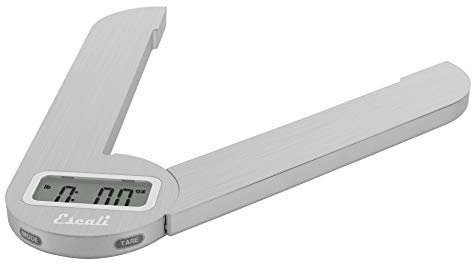 Escali F115 Savu Space Saving Digital Kitchen Scales - 5 kg - Silver - 22.8 x 7 x 1.27 cm