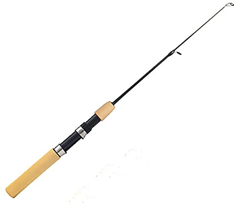 ANCLLO Canna da pesca telescopica da 100 cm, portatile, per fiume, gamberetti, carpe, canna da pesca invernale, 1 m