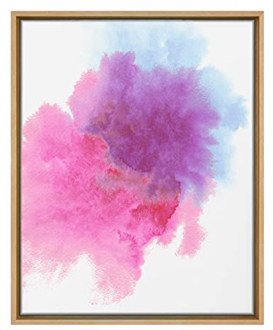 myposterframe Leinwand Canvas 28 x 33 cm Bilderrahmen Schattenfugenrahmen Buche