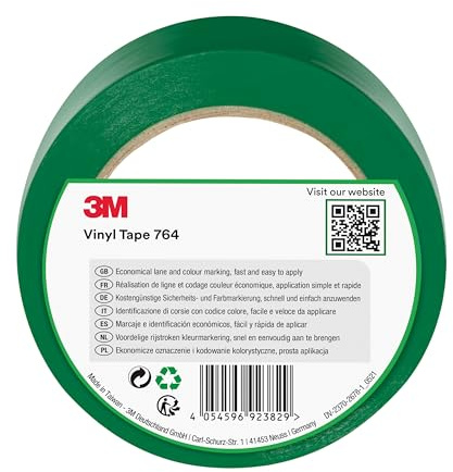 3M PVC-Klebeband 764i, grün, 50 mm x 33 m, Grün