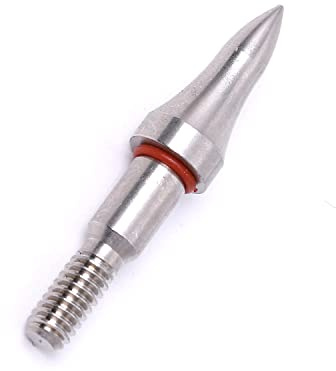 ACCMOS Acciaio 75 100 125 150 200 250 300 Grain Tiro con L'Arco Punti Campo, 8-32 Avvitare Pratica del Bersaglio Broadheads per Arco Composto Arco Ricurvo Caccia & Pratica di Tiro (24pc, 75grain)