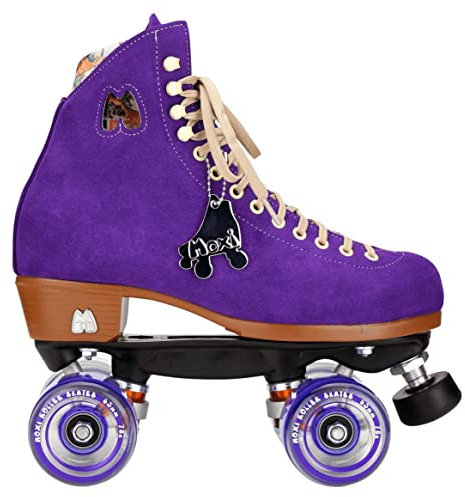 Moxi Quad Rollschuhe I Lolly Set I Beach I Jungle I Bunny I Größe 31-45 I Kinder I Mädchen I Frauen I Damen I Disco I Roller I Skates I Classic (Lolly Taffy Purple, US 9 / EU 40-41)