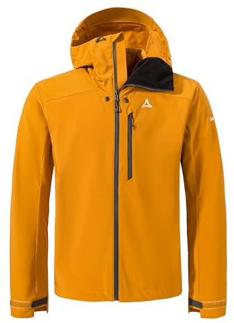 Schöffel Herren Hybrid Jk Style Salza MNS, MTB Jacke mit helmtauglicher Kapuze, wasser- und windabweisende Fahrradjacke, leichte Jacke mit 4-Wege Stretch
