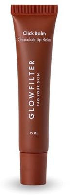 Lippenbalsam Schokolade mit Farbe - Flüssig, Repariert und Flexibilität Bietet- 15 ML, Vegan - Click Balm Original Lippenbalsam - Glowfilter von Marta Lozano