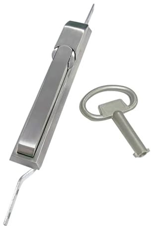 Serratura di controllo dell'asta elettrica del pannello di chiusura con asta a tre punti in acciaio inossidabile 304. Serrature della scatola di distribuzione dell'armadio di controllo di grandi dimen